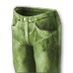 Зелёные рваные штаны