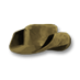 Жёлтая шляпа из оленьей кожи