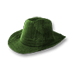 Зелёная джинсовая шляпа