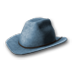 Синяя рабочая шляпа