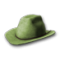 Зелёная рабочая шляпа